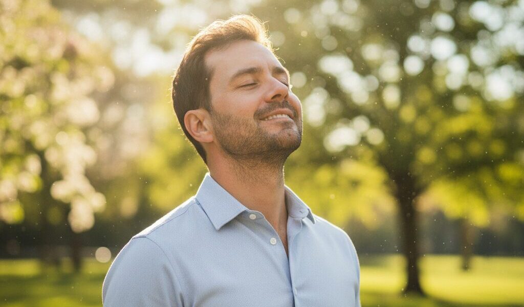 うつ回復期 良くなっている男性